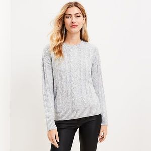 LOFT gray sweater